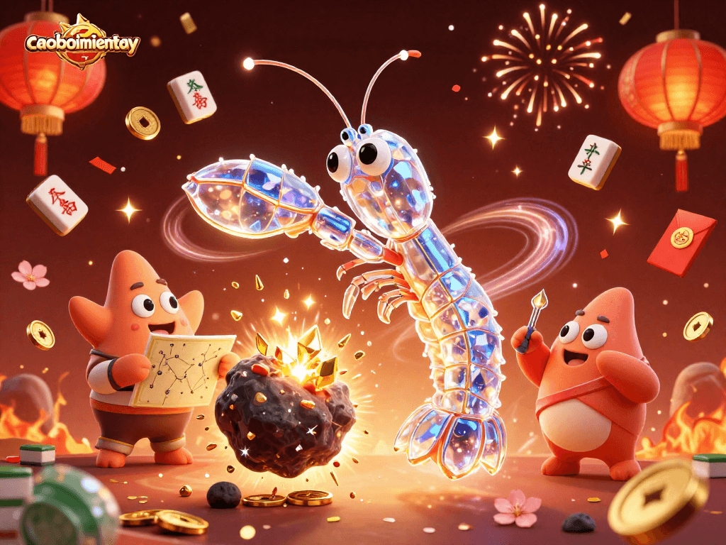 Experience caoboimientay action with explosive gems and vibrant energy in an engaging casino scene.