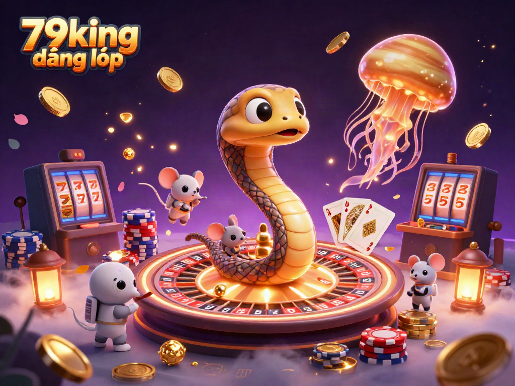 Engage in thrilling bets at 79king đăng nhập with a cosmic casino featuring playful astronaut mice.