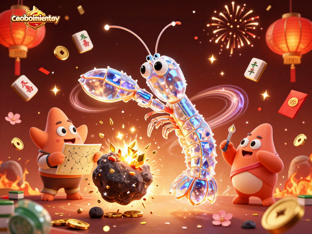 Experience caoboimientay action with explosive gems and vibrant energy in an engaging casino scene.