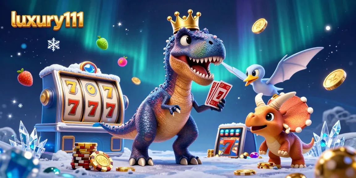 Engage in thrilling gameplay at luxury111 with a vibrant scene of characters and casino elements.