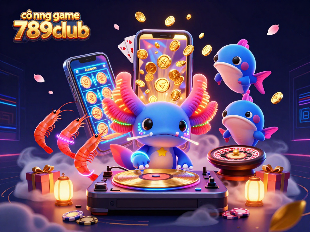 Experience the vibrant excitement of cổng game 789club with colorful characters and dynamic gameplay elements.