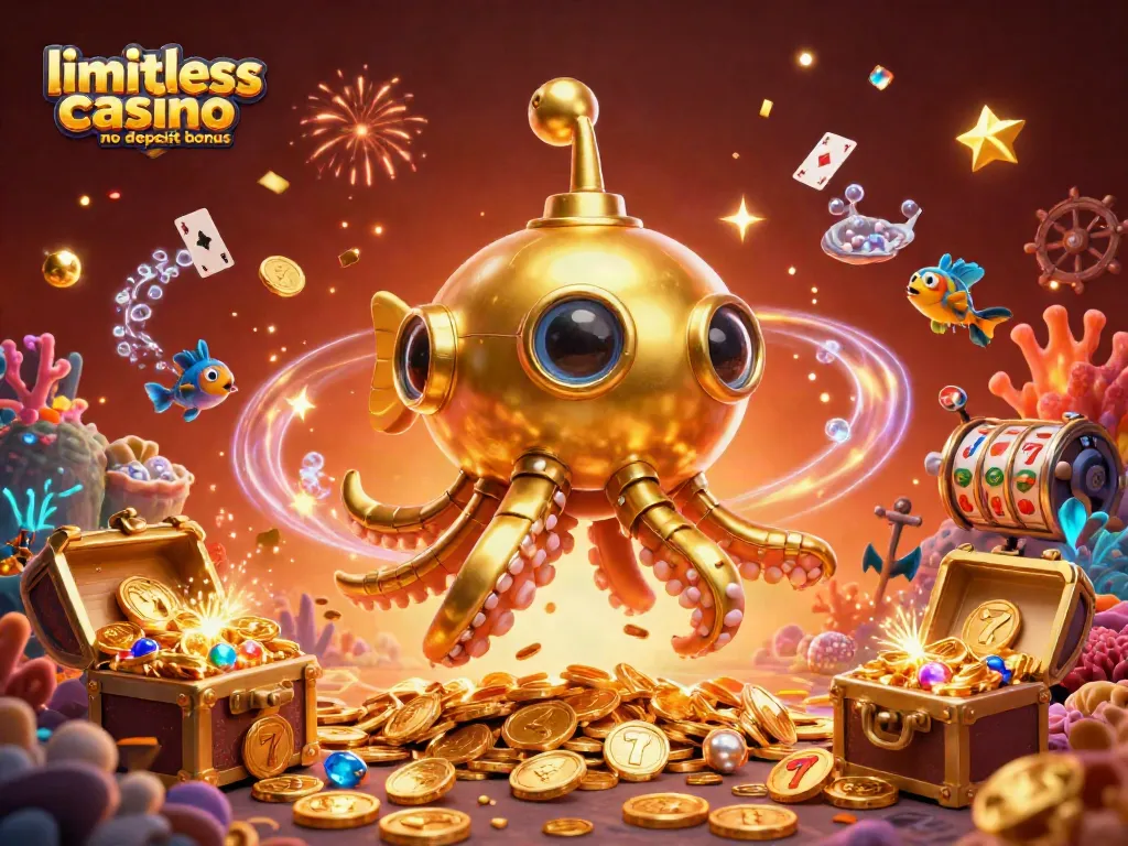 Win big with the limitless casino no deposit bonus while enjoying a vibrant underwater adventure.