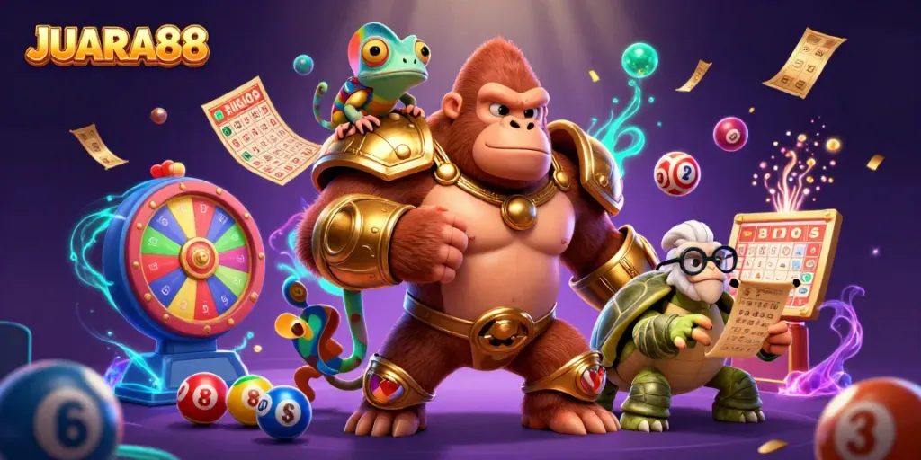 JUARA88 brings exciting lottery experiences with vibrant game elements and engaging characters.