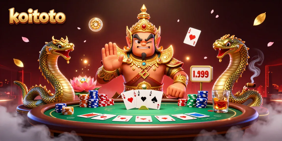 Koitoto players enjoy poker strategy in a vibrant casino scene filled with excitement and winning moments.