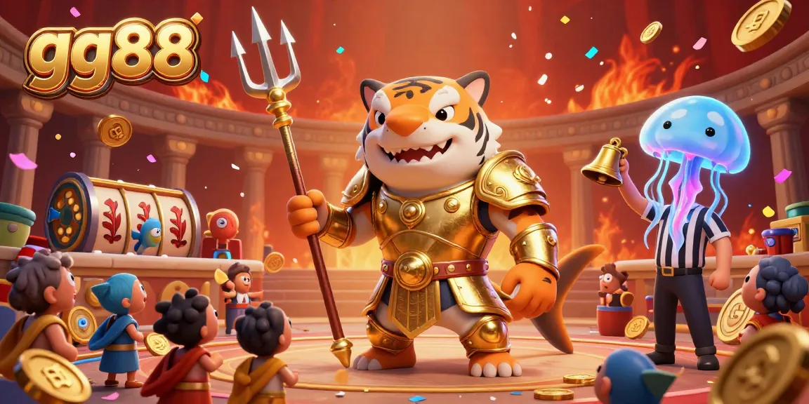 Engage in thrilling casino adventures with gg88, featuring vibrant underwater gambling elements and engaging characters.