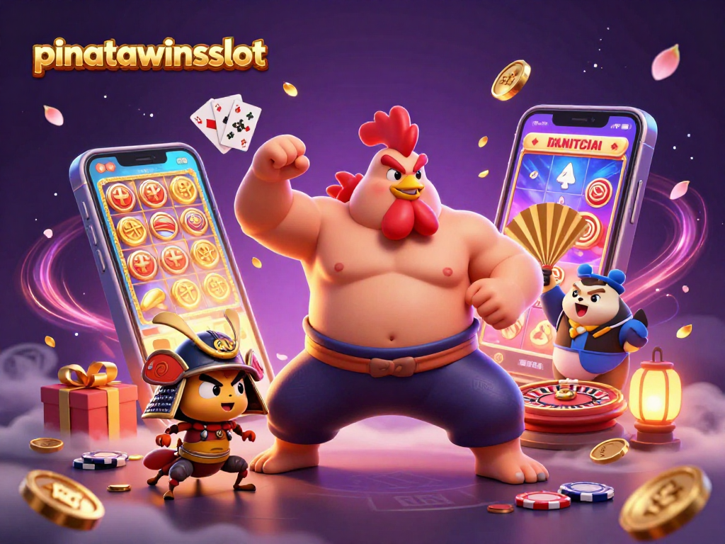 Engage in the vibrant world of pinatawinsslot with exciting slot games, golden coins, and dynamic characters.