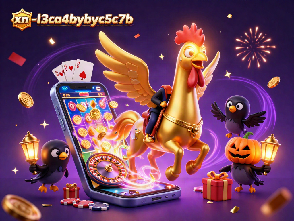 Experience xn--l3ca4bybyc5c7b in style with a dazzling casino scene featuring colorful slots and dynamic gaming elements.
