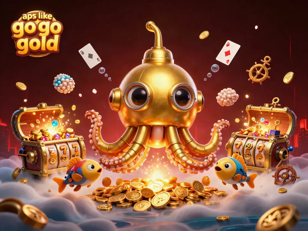 Win exciting prizes with apps like go go gold in a vibrant animated casino scene.