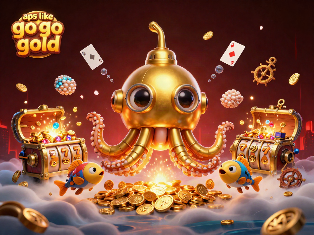 Win exciting prizes with apps like go go gold in a vibrant animated casino scene.