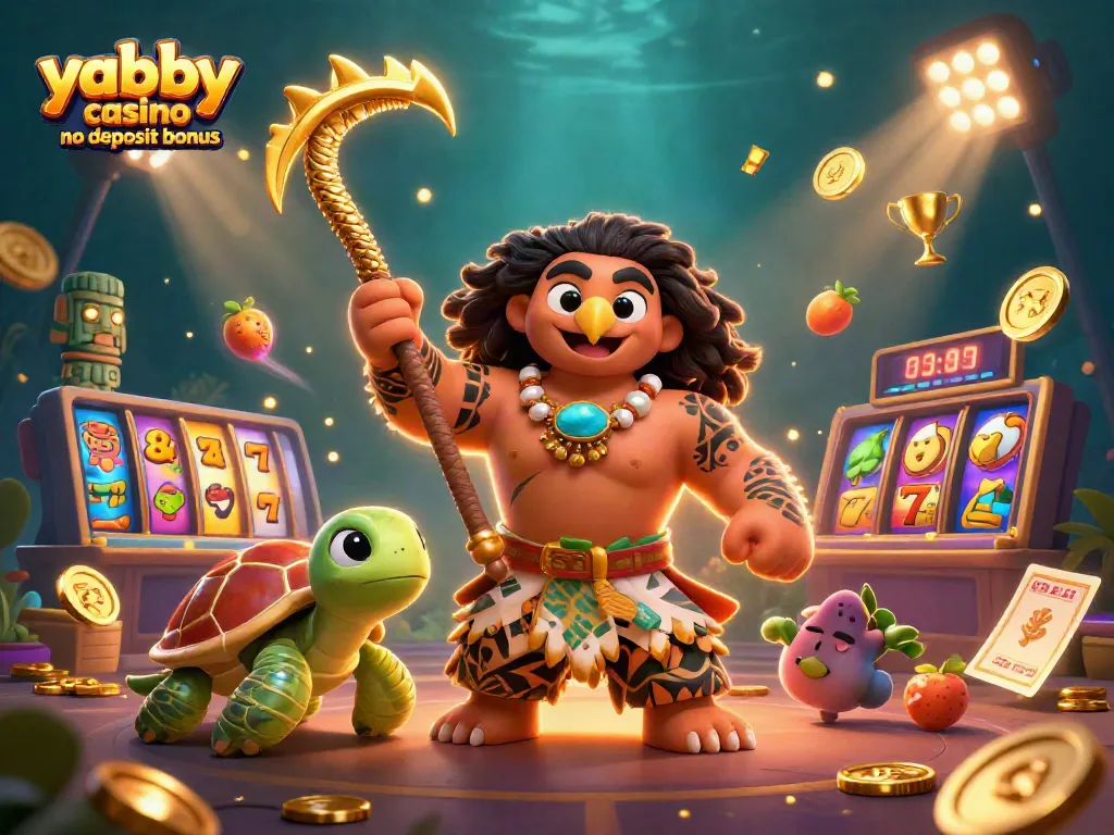 Win big with the Yabby Casino no deposit bonus using lively slot reels and vibrant characters
