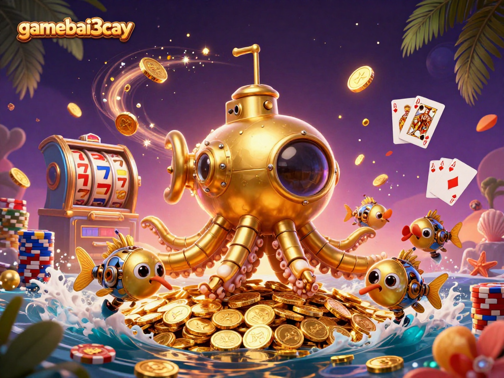 Engage with gamebai3cay in an immersive 3D casino scene filled with fun and excitement.