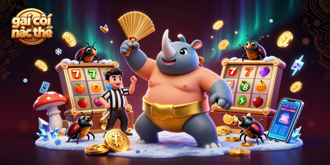 Win big with gái gọi cần thơ at this vibrant casino scene featuring colorful slot machines and dynamic characters.