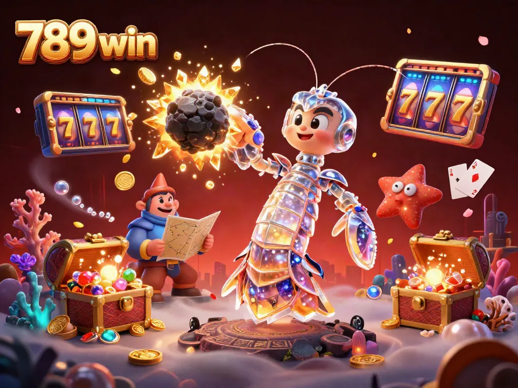 Experience thrilling wins at 789 win with explosive jackpots and coveted treasure in a vibrant casino setting.