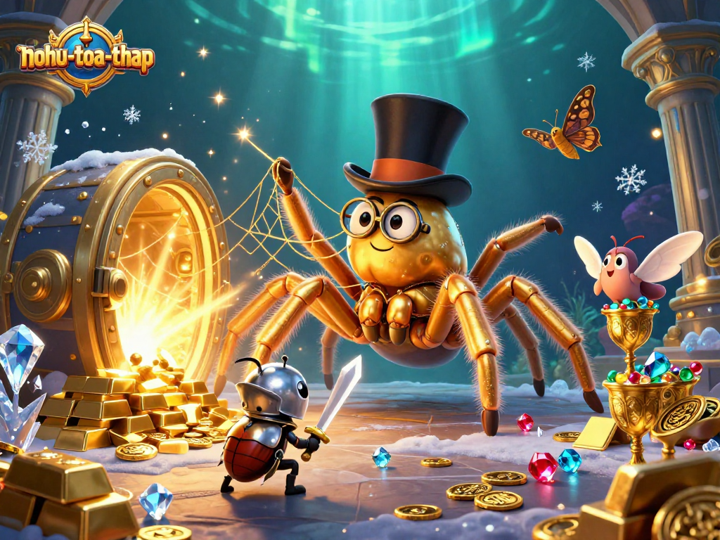 Spin the reels of nohu-toa-thap with excitement, featuring treasure and thrilling gameplay elements.